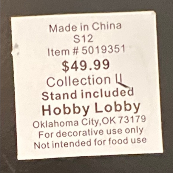 Hobby Lobby Antique Glazed Black FLEUR DE LIS PLAQUE 17 1/2 inches in diameter - Picture 8 of 8